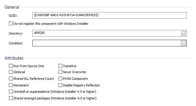 Edit Components Propeties