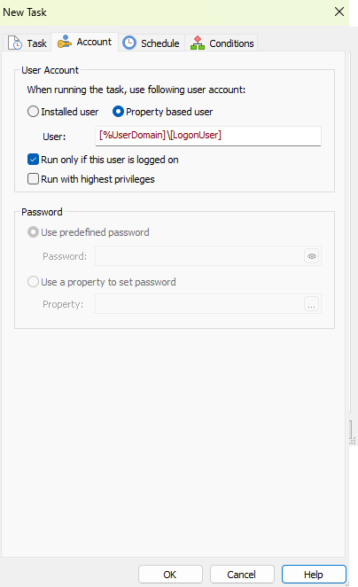 Task Account