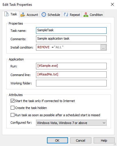 Application Settings
