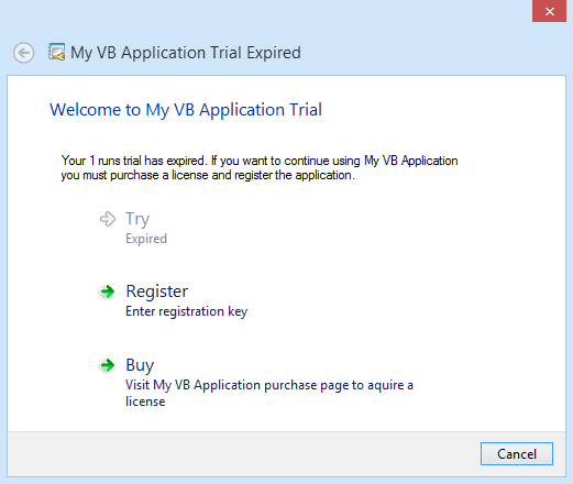 Trial expired Trial expired