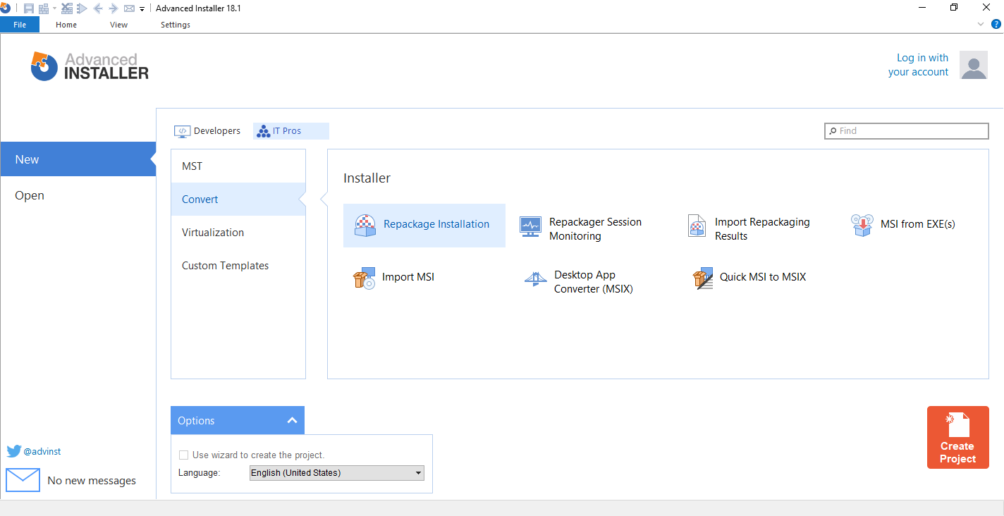 IT Pros Project Type IT Pros Project Type