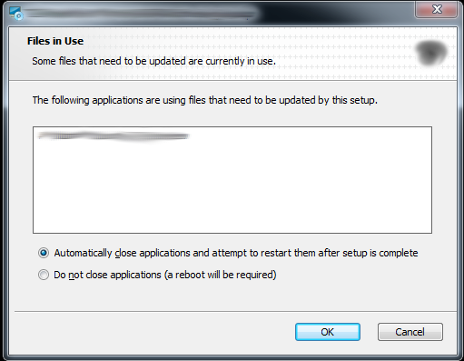 English file in use dialog