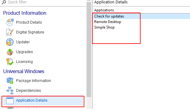 Software order shortcuts...