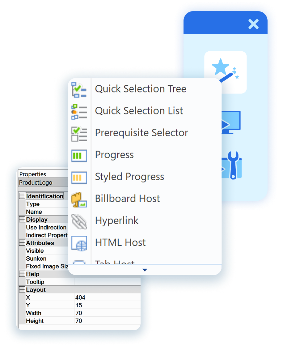 AI dialog editor: more than default UIs AI dialog editor