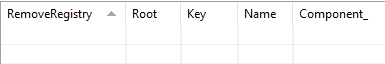 RemoveRegistry Table