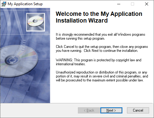The resulted MSI installer The resulted MSI installer