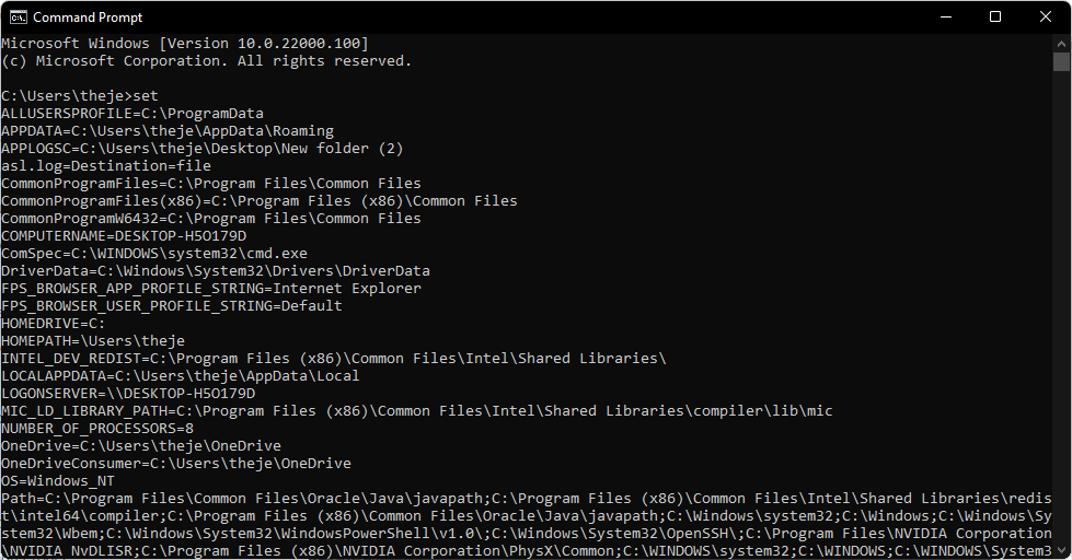 Set Command Set Command