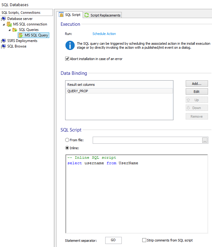 sql query
