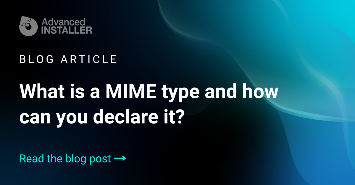 What is a MIME type and how can you declare it?