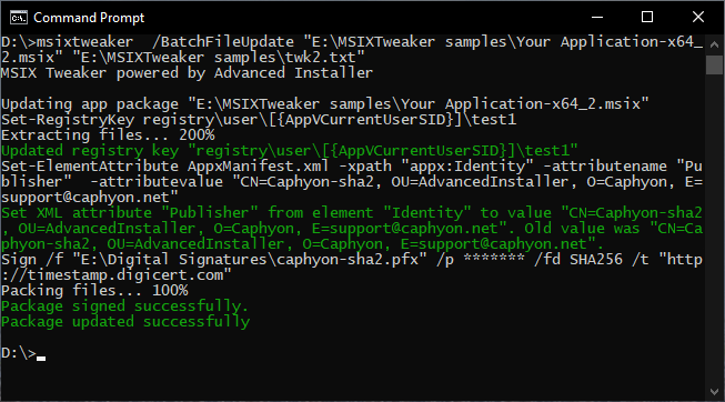 msix tweaker screenshot msix tweaker screenshot
